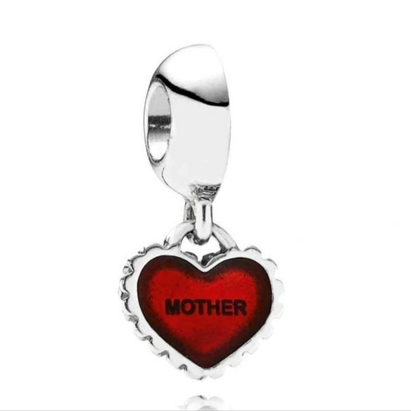 PANDORA Piece Of My Heart Dangle Charm only the mother charm - Picture 1 of 5